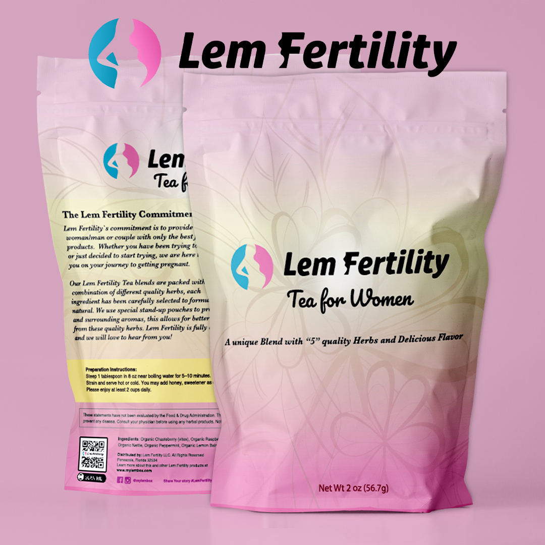 Lem Fertility Tea For Women| Organic Herbal Loose-Leaf for Womb Health